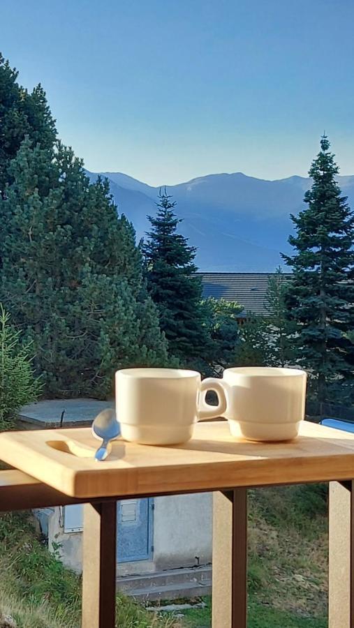 Résidence Orazur - Appartement de Charme pour 6 à 8 personnes - Poêle à bois - 2 balcons - Jardin - Parking - Internet - Navette- Linge inclus Font-Romeu-Odeillo-Via Extérieur photo